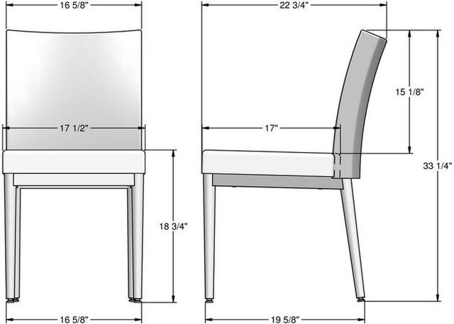 Amisco Customizable Melrose Dining Side Chair-2