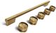 KitchenAid® Brass Slide-In Convection Range Handle and Knob kit-0