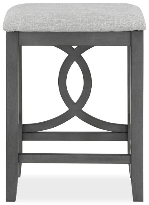 New Classic® Home Furnishings Bella Gray Counter Stool-1