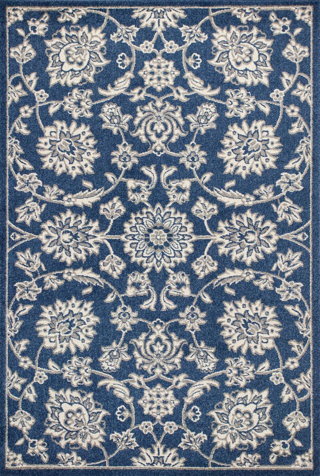 KAS Rugs Lucia Denim Verona 5'x8' Rug-0