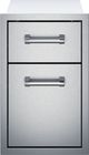 Delta Heat 13" Stainless Steel Double Storage Drawer-0