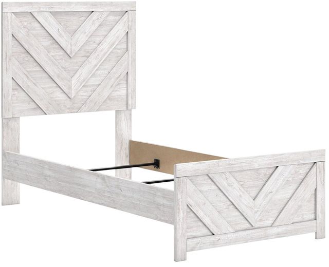 Signature Design by Ashley® Cayboni Whitewash Twin Panel Bed-3