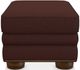 La-Z-Boy® Pembroke Redwood Ottoman with Brass Nailhead Trim-2
