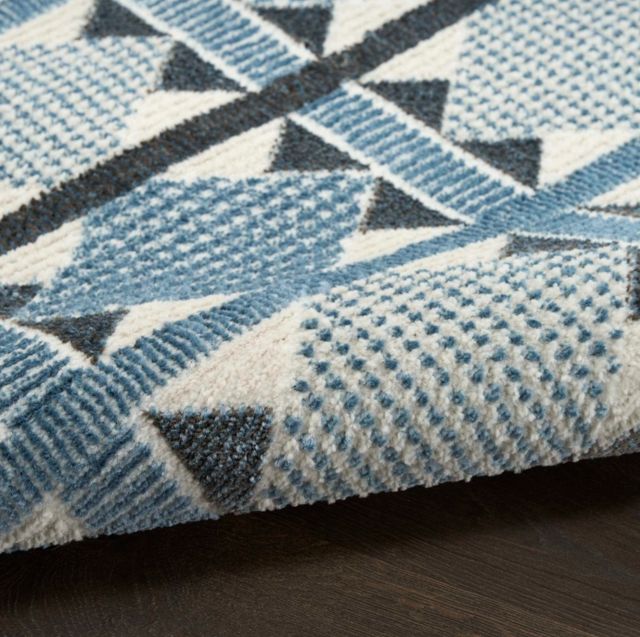 Nourison Home™ Nordic NRC06 Blue 5'x7' Style 1 Area Rug-3