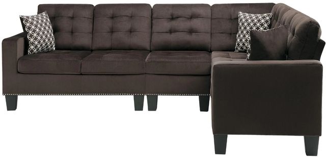 Homelegance® Lantana Chocolate Reversible Sectional-2