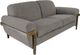 International Furniture Direct Loft Brown Agreeable Gray Loveseat-0