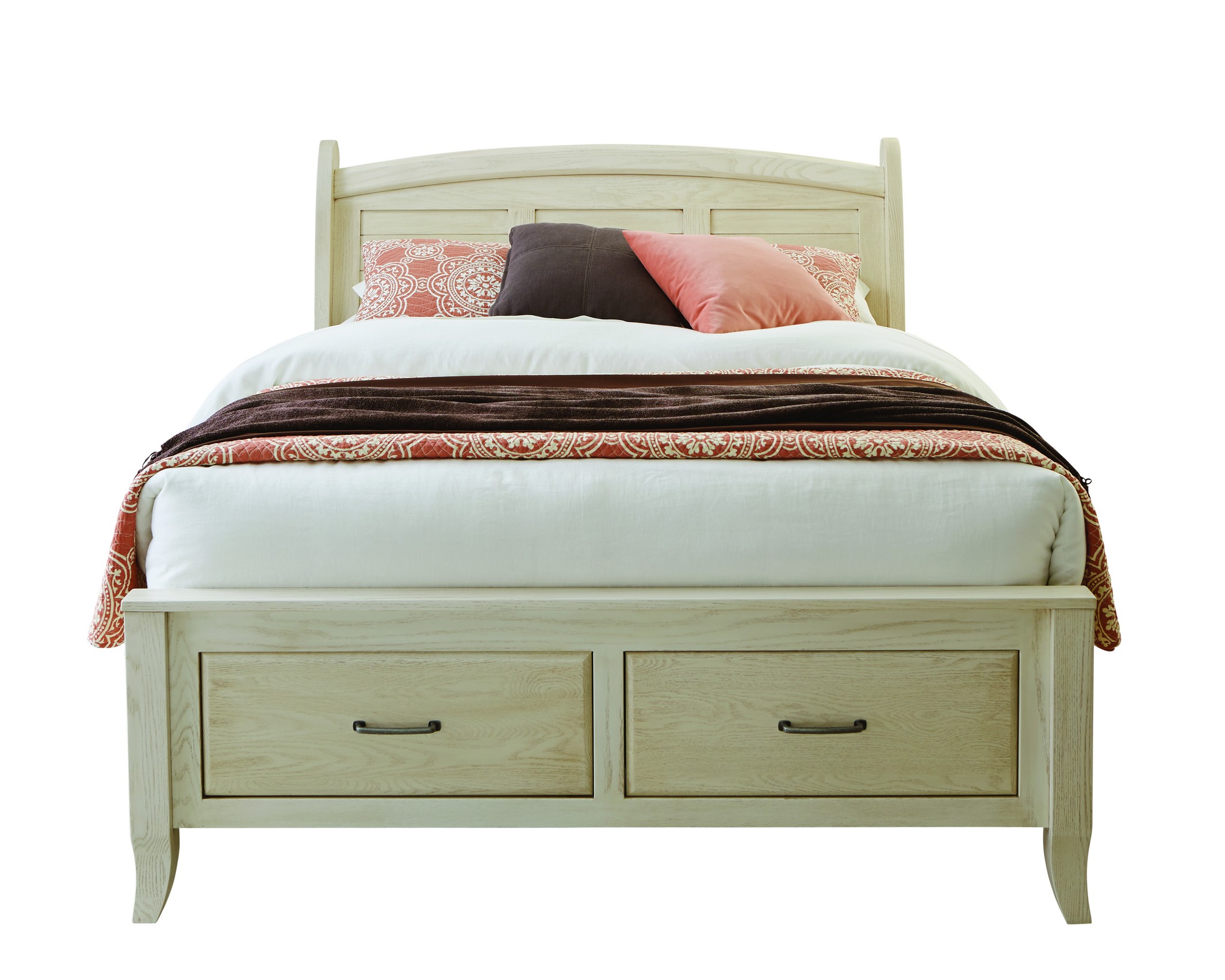 Mavin Tribeca Drawer End Low Footboard King Arched Panel Bed