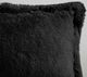 Olliix by Intelligent Design Malea Black King/California King Shaggy Faux Fur Comforter Mini Set-3