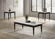 Furniture of America® Maidstone White Coffee Table with Black Base-2