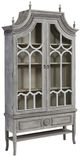 Furniture Classics Reims Gray/White Cathedral Arched Cabinet-0