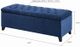 Olliix by Madison Park Navy Shandra Tufted Top Storage Bench-4