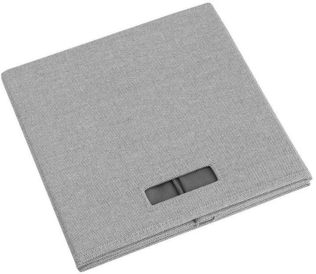 Linon Galli Set of Two Gray Storage Bin -2