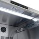 ZLINE Autograph Edition 24 in. Touchstone 168 Can Outdoor-Rated Dual Refrigerator Drawer with Black Matte Doors and Champagne Bronze Handles-4