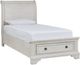 Signature Design by Ashley® Robbinsdale Antique White Youth Twin Sleigh Storage Bed-0
