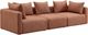 TOV Furniture Hangover 3-Piece Red 112" Modular Sofa-0
