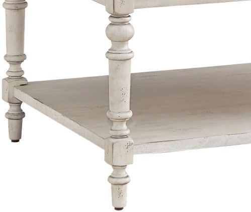 Null Furniture Expressions Harbor Rectangular Cocktail Table with Stone Base-2