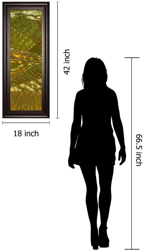 Classy Living Andrea Davis Vineyard Batik I Wall Art-2