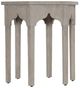 Bernhardt Albion Pewter Hexagonal Side Table-0