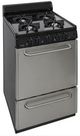 Premier 24" Black Freestanding Gas Range-0