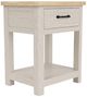 Riverside Furniture Glenndale Aged White/Wheat 2-Drawer Nightstand-5