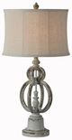 Forty West Tanner Gray Table Lamp-0