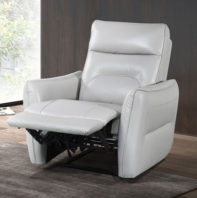 Furniture of America® Terentius Taupe Power Recliner-1