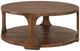 International Furniture Direct Balam Brown 1-Shelf Cocktail Table-0