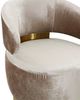 TOV Furniture Austin Champagne Swivel Accent Chair-5