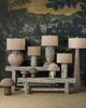 Currey & Company Buttress Dark Gray/White Texture Table Lamp-4
