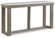 Signature Design by Ashley® Loyaska Ivory Sofa Table with Brown Base -0