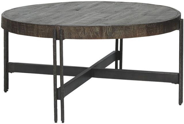 Signature Design by Ashley® Jillenhurst 2-Piece Dark Brown Living Room Table Set-1