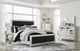 Signature Design by Ashley® Lindenfield 2-Piece Silver Queen Upholstered Panel Bed Set-3