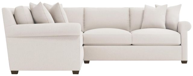 Bernhardt Barnes Bernhardt Living 3-Piece White L-Shape Sectional-0