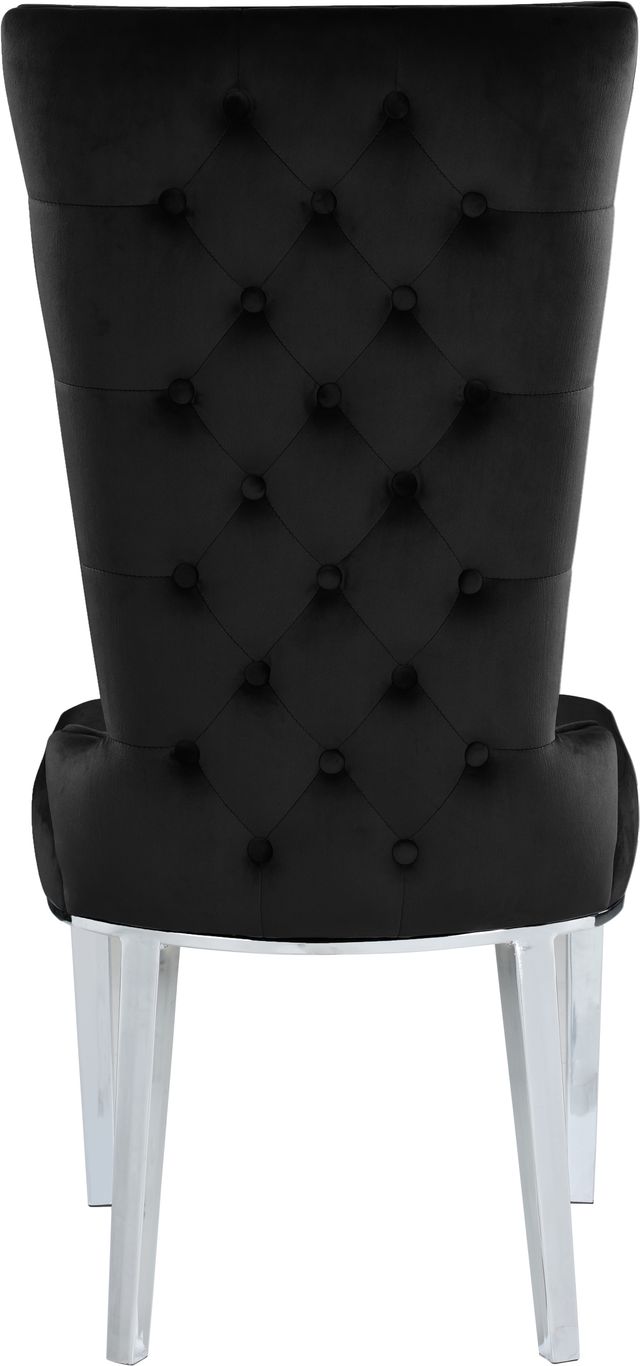 Meridian Furniture Serafina Black Velvet Dining Chair-2
