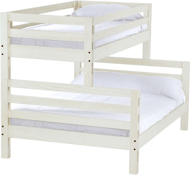 Crate Designs™ Furniture Cloud Twin XL/Queen Tall Ladder End Bunk Bed-0