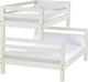 Crate Designs™ Furniture Cloud Twin XL/Queen Tall Ladder End Bunk Bed-0