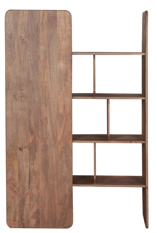 Home Trends & Design Hunter Natural Brown Bookshelves-1