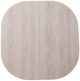 Signature Design by Ashley® Dolan Creek Beige Aluminum Outdoor End Table with Brown Base-2