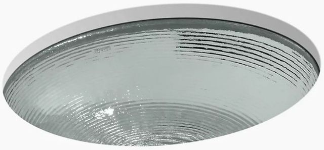 Kohler Whist® Translucent Stone 19" Oval Undermount Bathroom Sink, No Overflow-0