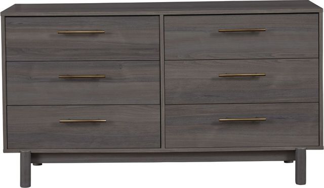 Signature Design by Ashley® Brymont 4-Piece Dark Gray Full Platform Bed Set-2