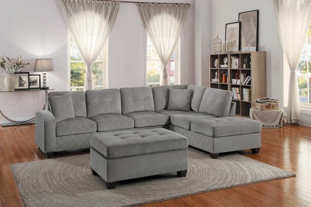 Mazin Furniture Emilio Taupe Ottoman-3