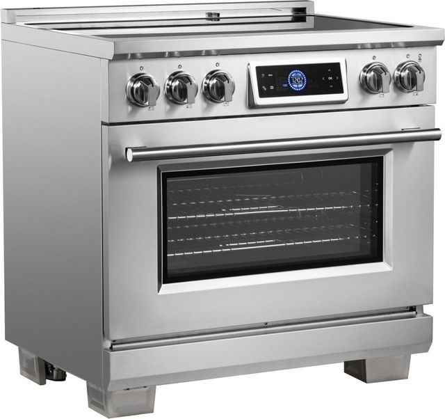 FORNO® Maximus Series Alta Qualita 36" Stainless Steel Freestanding Induction Range-2