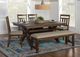 Powell® Turino 6-Piece Rustic Umber/Tan Dining Set-1