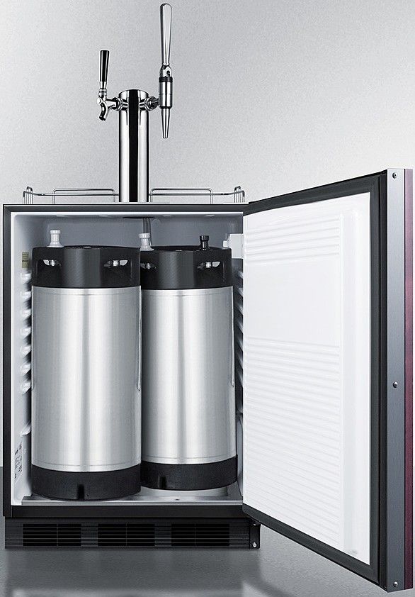 Summit® Commercial Series 5.5 Cu. Ft. Panel Ready Beer Cooler/Kegerator-3