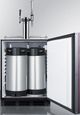 Summit® Commercial Series 5.5 Cu. Ft. Panel Ready Beer Cooler/Kegerator-3