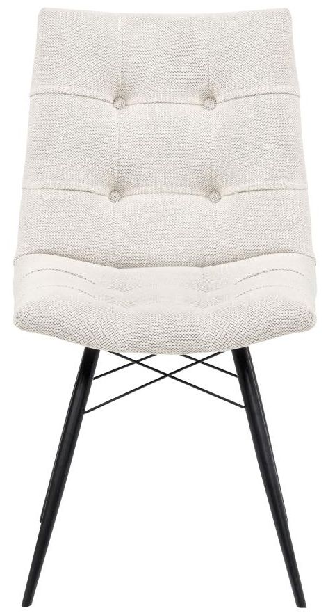 Coaster® Aiken 4-Piece Saddle Stone White Upholstered Dining Side Chair-3