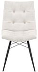 Coaster® Aiken 4-Piece Saddle Stone White Upholstered Dining Side Chair-3