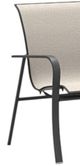 Homecrest™ Outdoor Living Customizable Kashton Aluminum/Fabric Outdoor Sling Low Back Dining Arm Chair -1