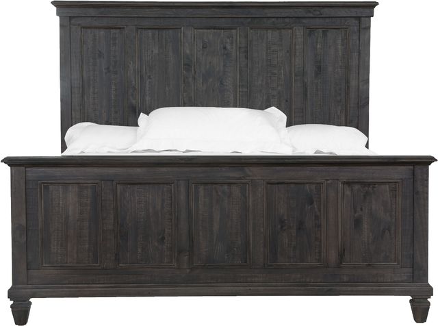 Magnussen Home® Calistoga Weathered Charcoal King Panel Bed-3