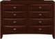 Global Furniture USA Linda 5-Piece Merlot King Bedroom Set-3